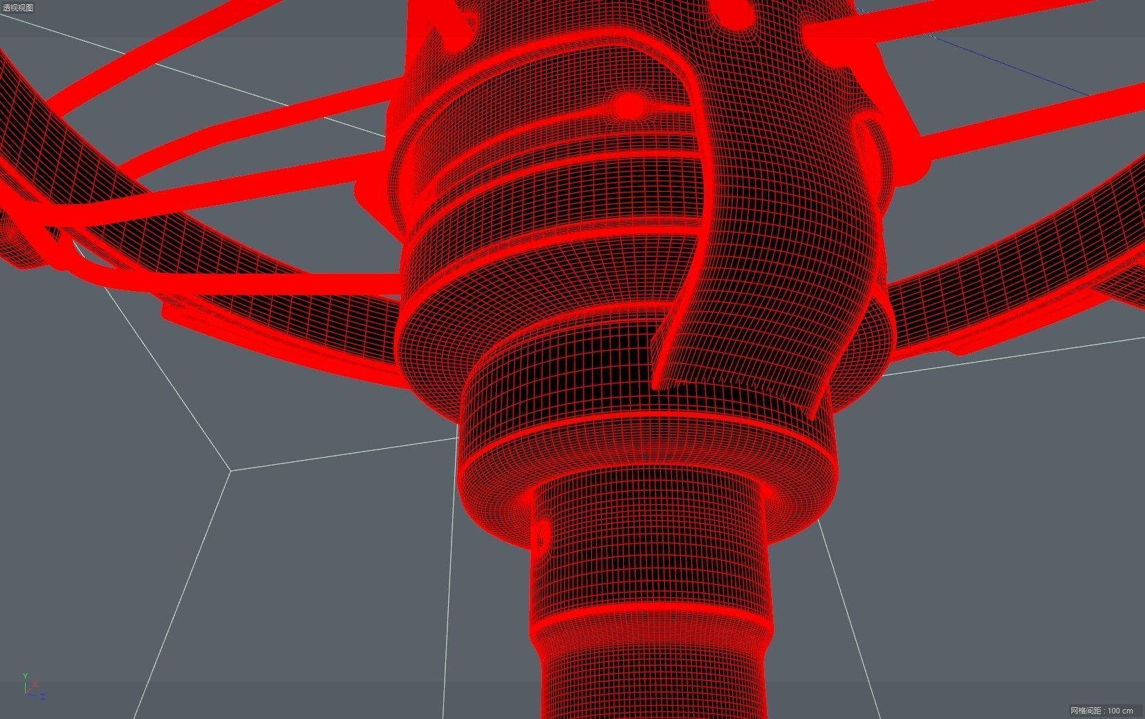 Audio-technica AT4050 condenser microphone recording microphone 3D model_73