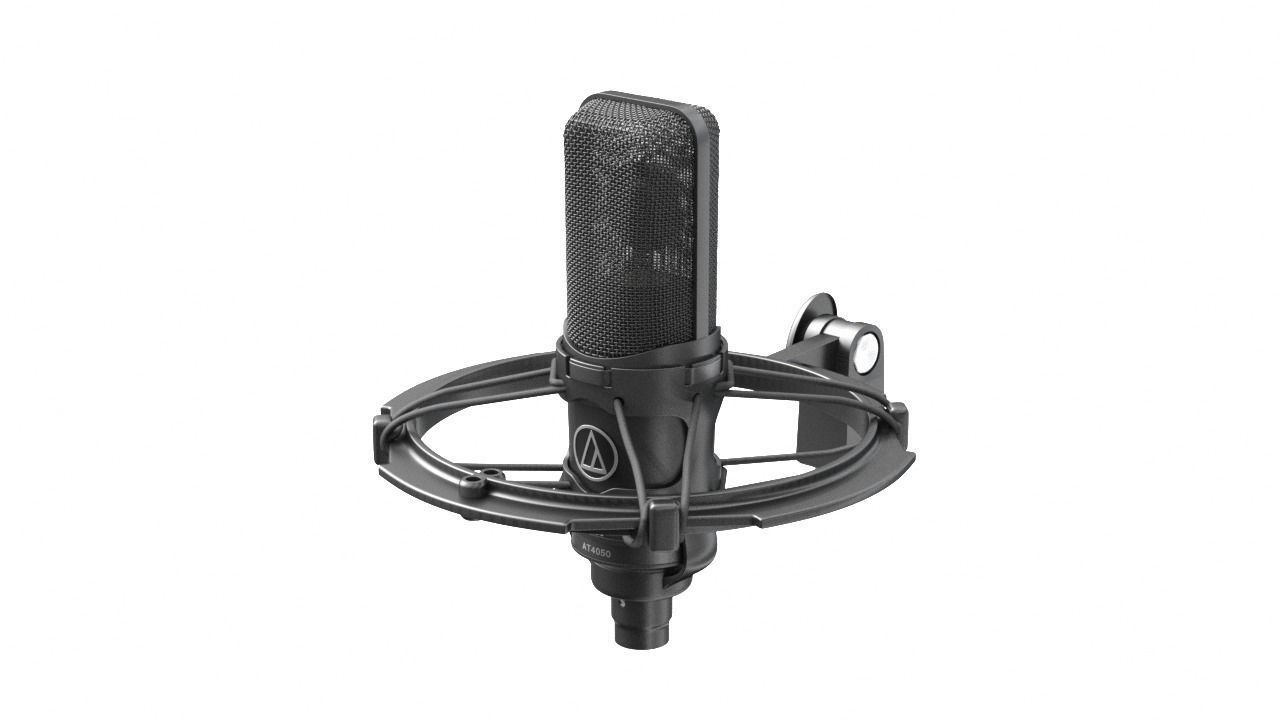 Audio-technica AT4050 condenser microphone recording microphone 3D model_8
