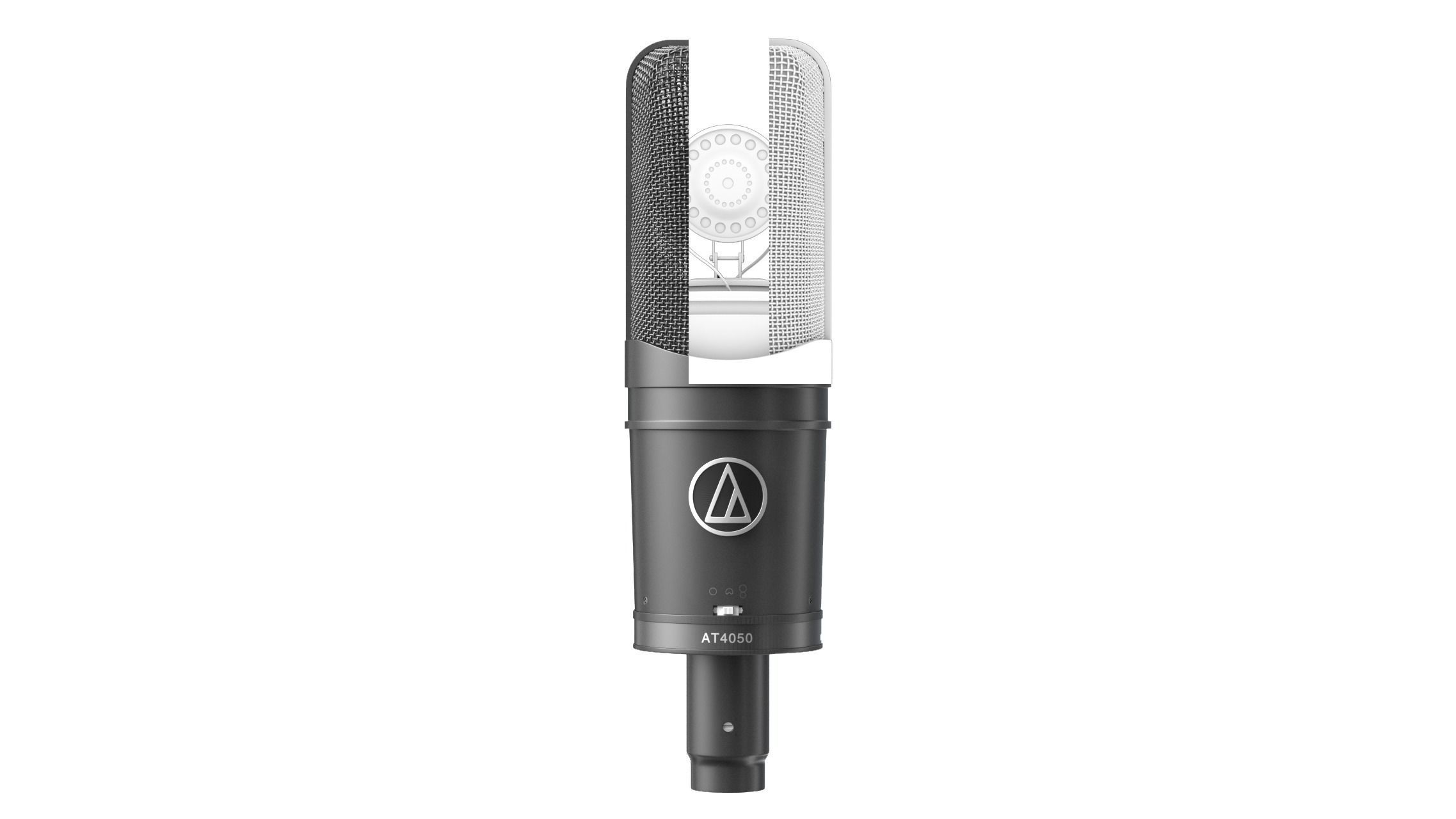 Audio-technica AT4050 condenser microphone recording microphone 3D model_5