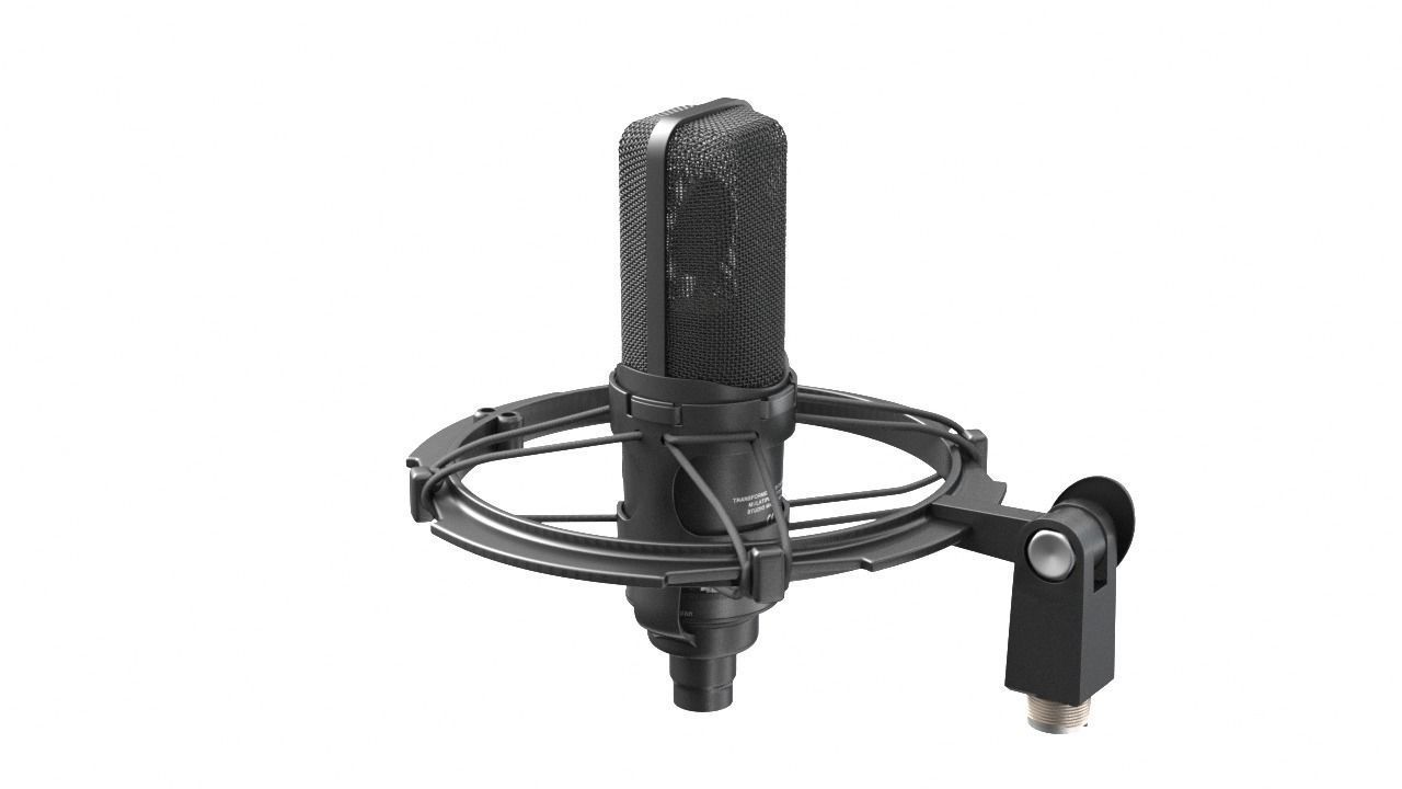 Audio-technica AT4050 condenser microphone recording microphone 3D model_27