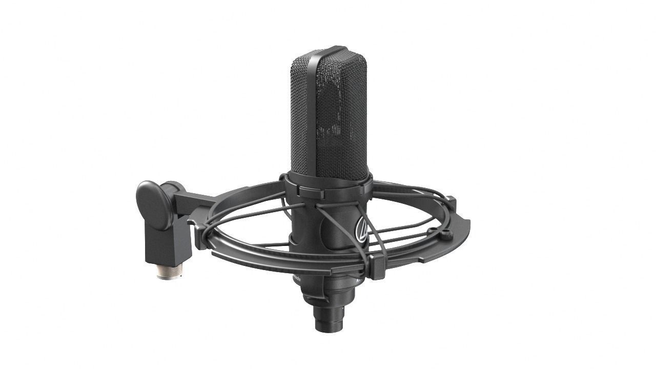 Audio-technica AT4050 condenser microphone recording microphone 3D model_17