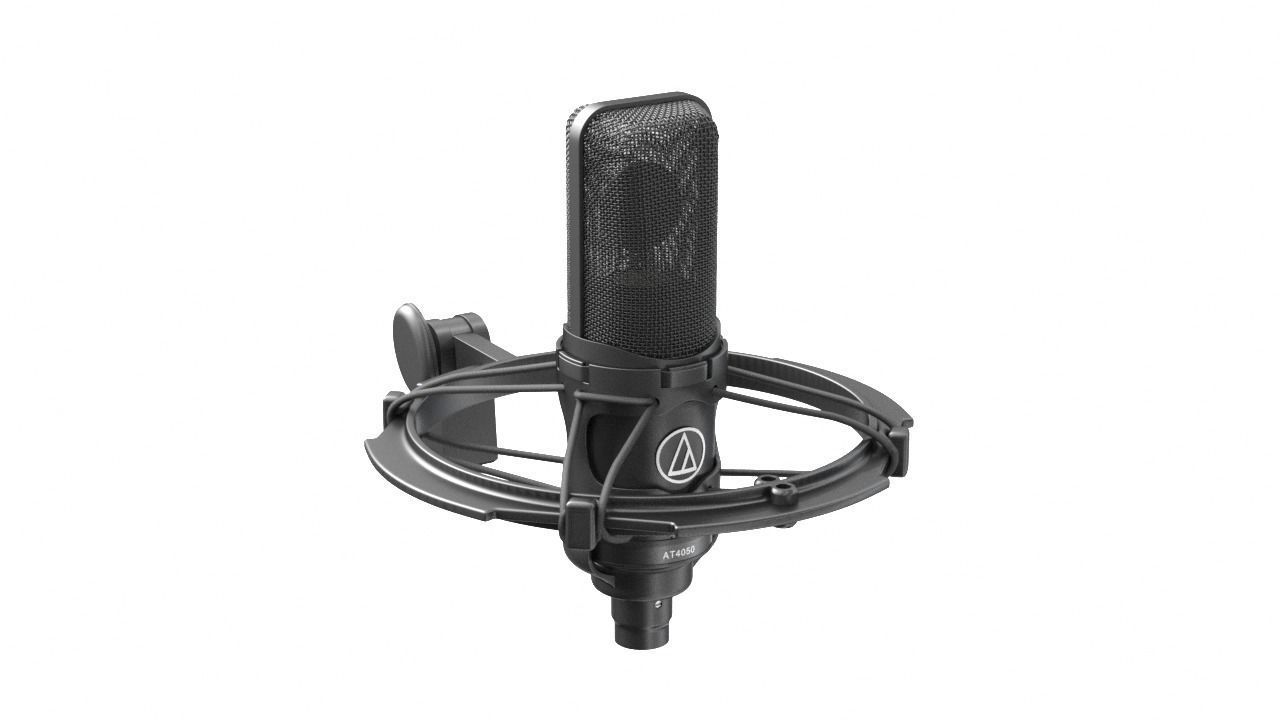 Audio-technica AT4050 condenser microphone recording microphone 3D model_15