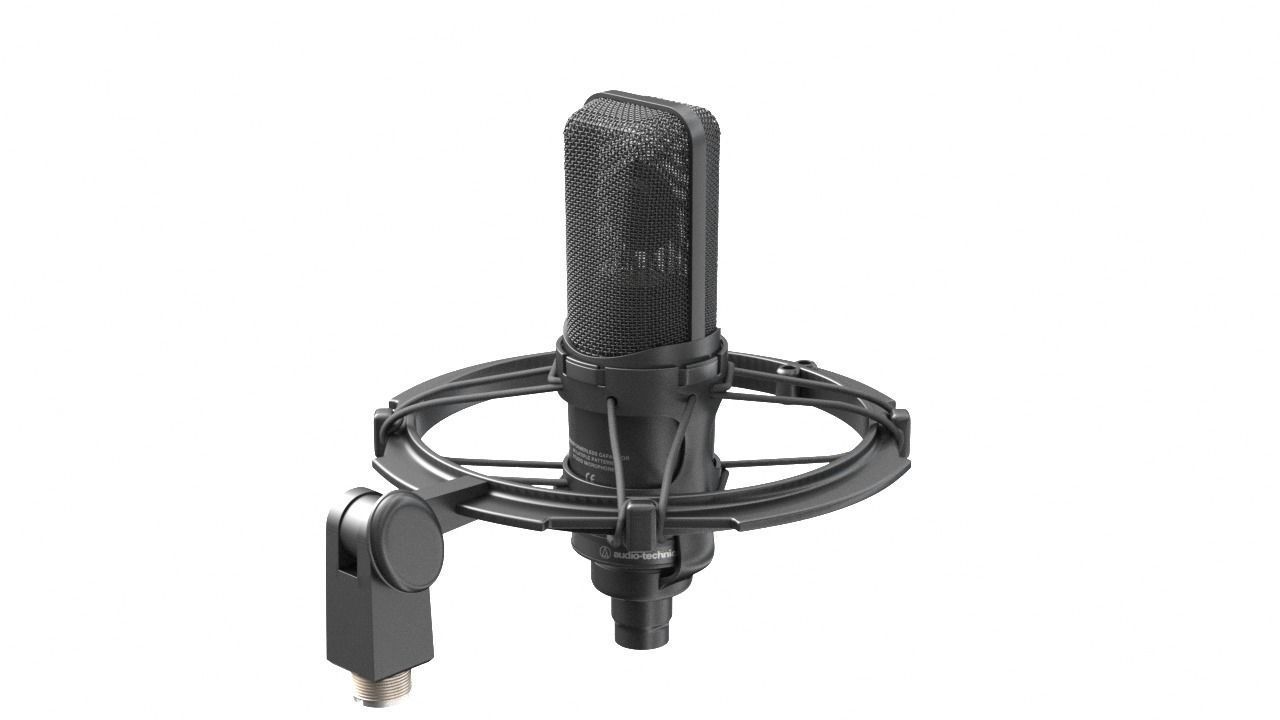 Audio-technica AT4050 condenser microphone recording microphone 3D model_21