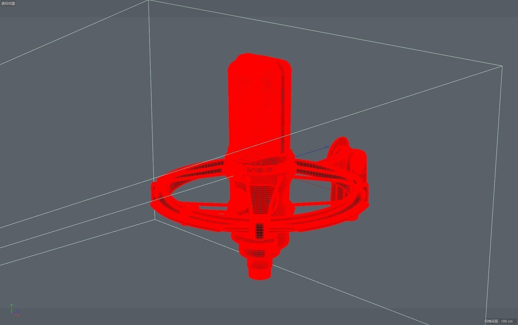 Audio-technica AT4050 condenser microphone recording microphone 3D model_71