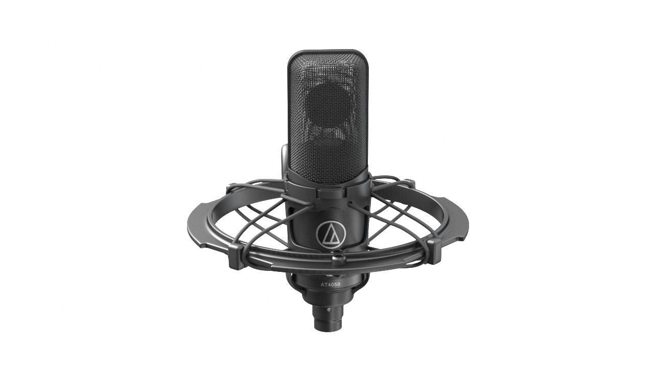Audio-technica AT4050 condenser microphone recording microphone 3D model_13