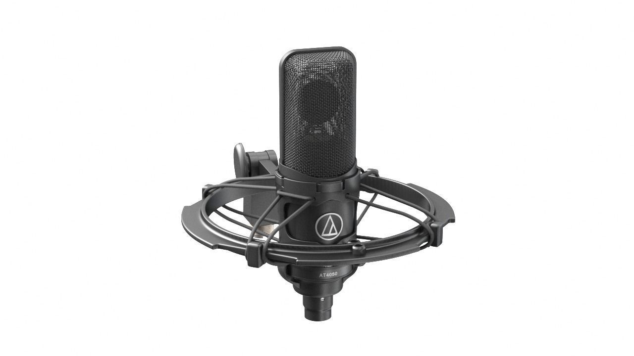 Audio-technica AT4050 condenser microphone recording microphone 3D model_14