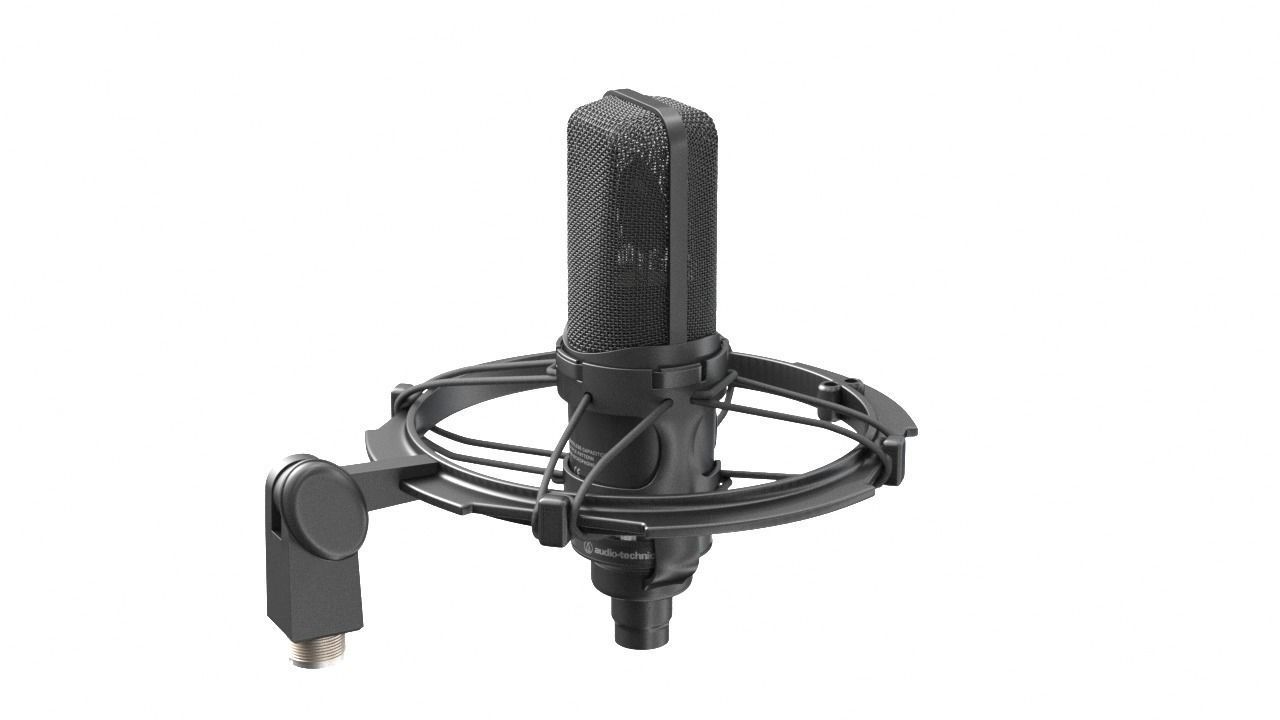 Audio-technica AT4050 condenser microphone recording microphone 3D model_20