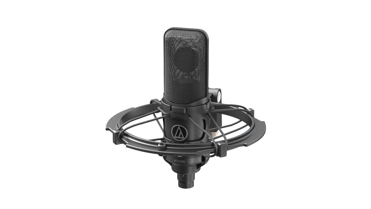 Audio-technica AT4050 condenser microphone recording microphone 3D model_11