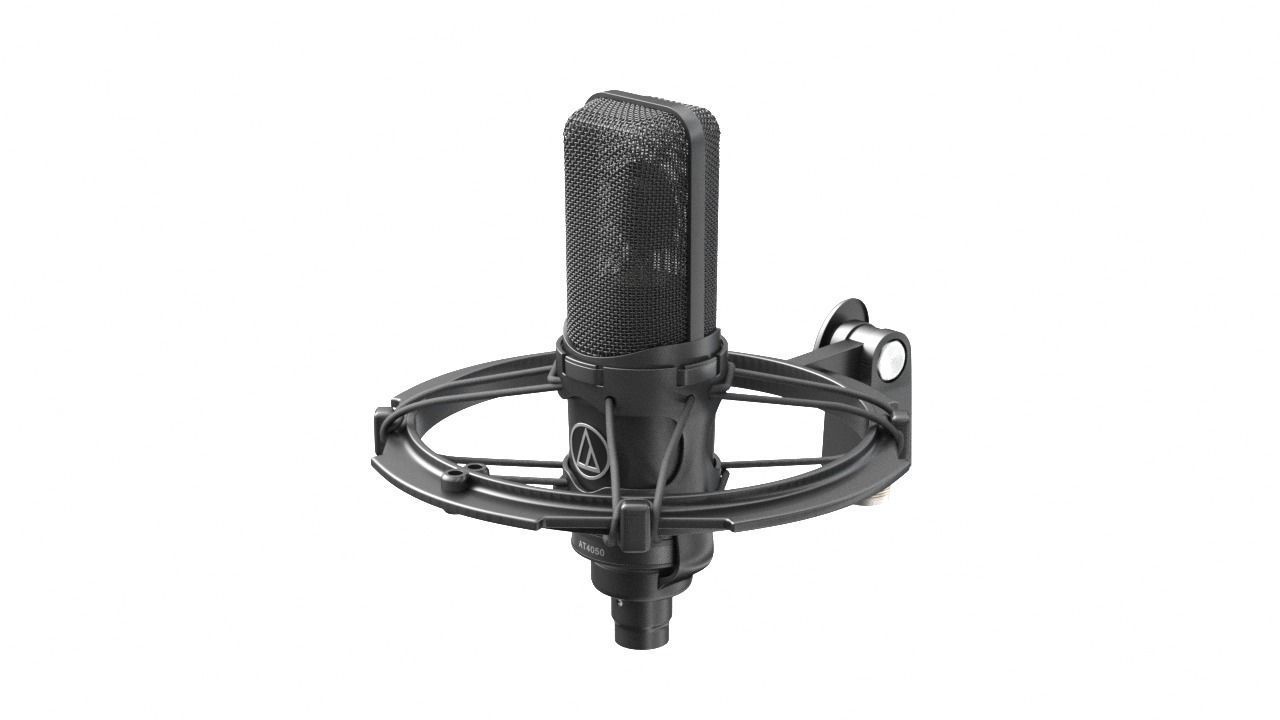 Audio-technica AT4050 condenser microphone recording microphone 3D model_35