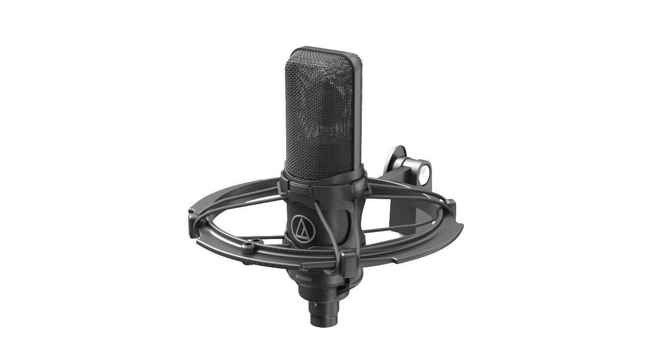 Audio-technica AT4050 condenser microphone recording microphone 3D model_9