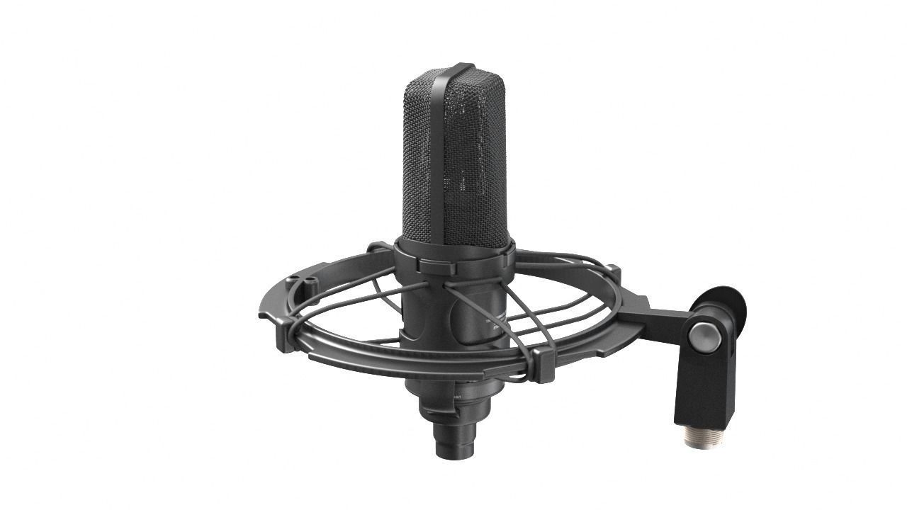 Audio-technica AT4050 condenser microphone recording microphone 3D model_28