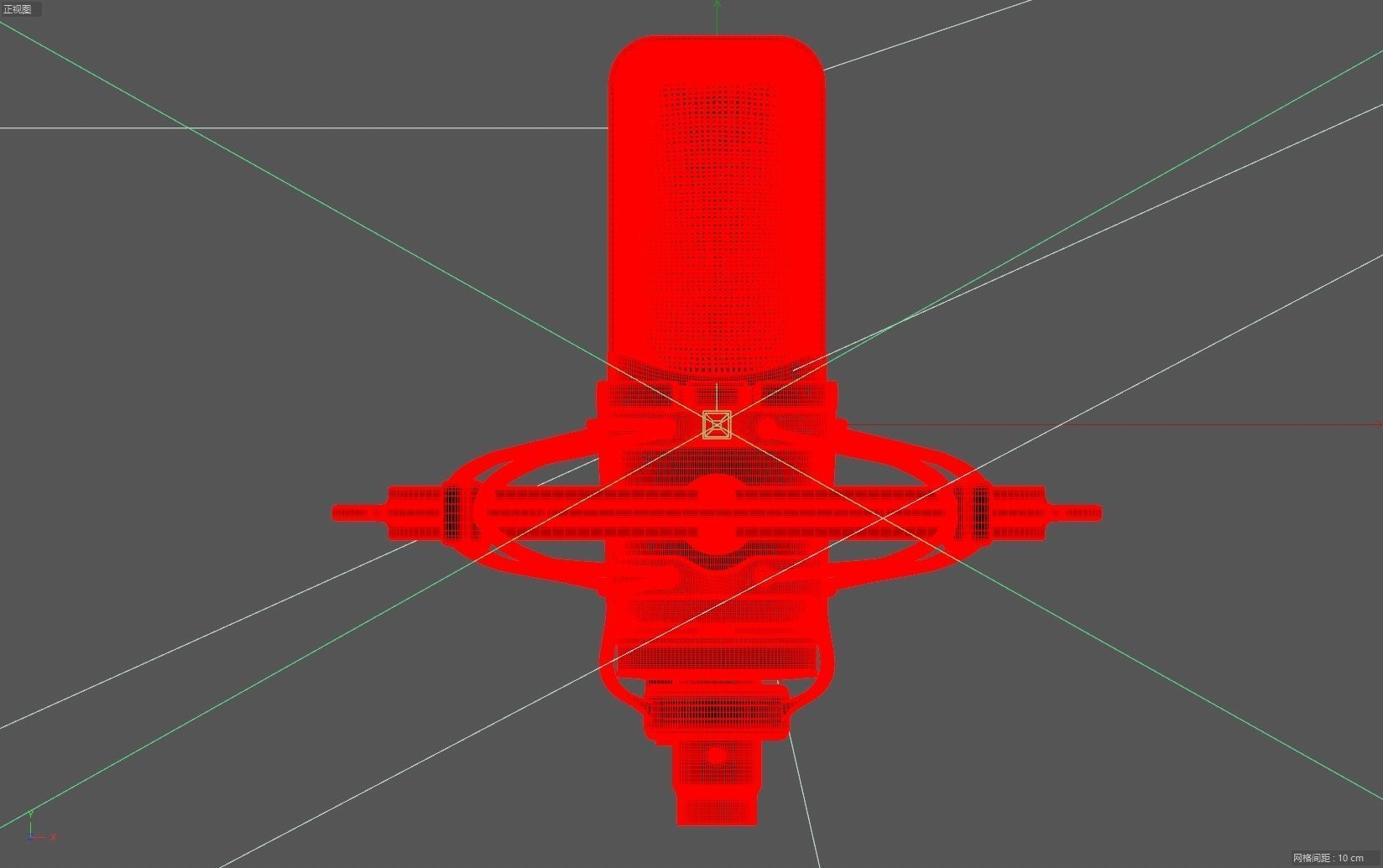 Audio-technica AT4050 condenser microphone recording microphone 3D model_70