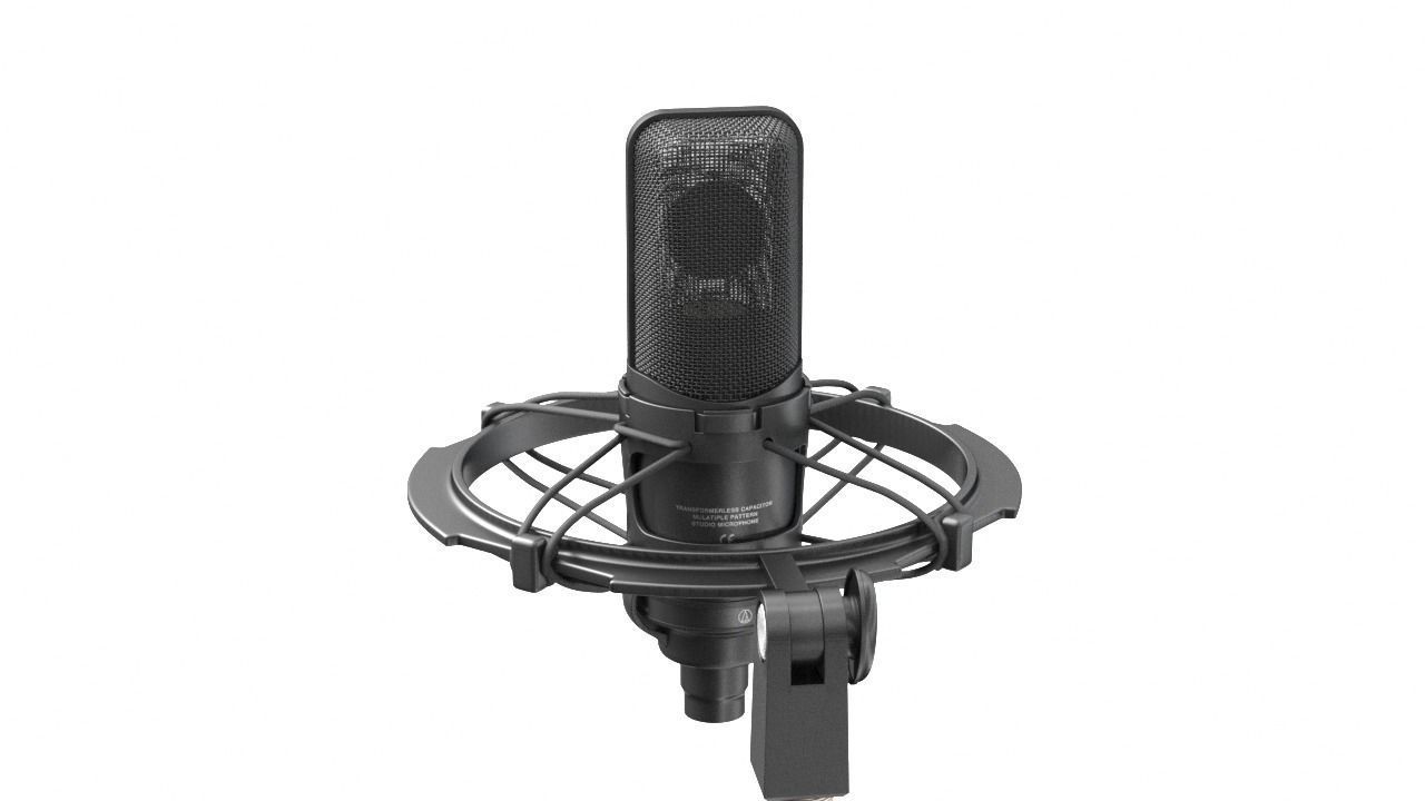 Audio-technica AT4050 condenser microphone recording microphone 3D model_24