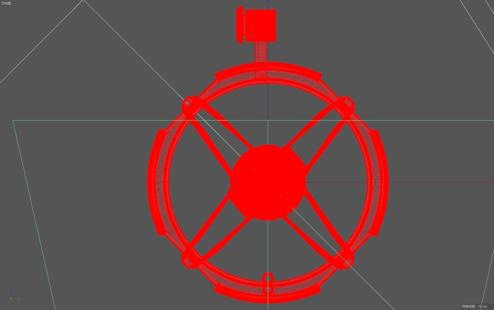 Audio-technica AT4050 condenser microphone recording microphone 3D model_68