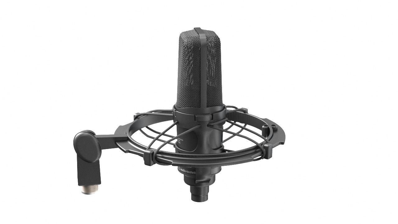 Audio-technica AT4050 condenser microphone recording microphone 3D model_19