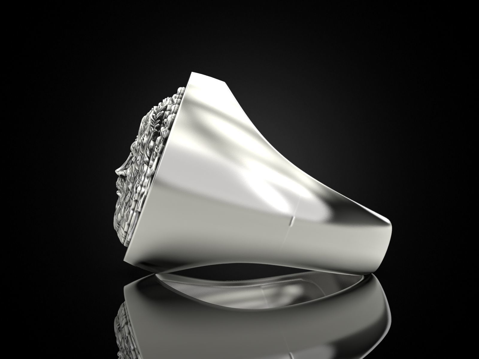 Ring of Zeus god of thunder 3D print model_7