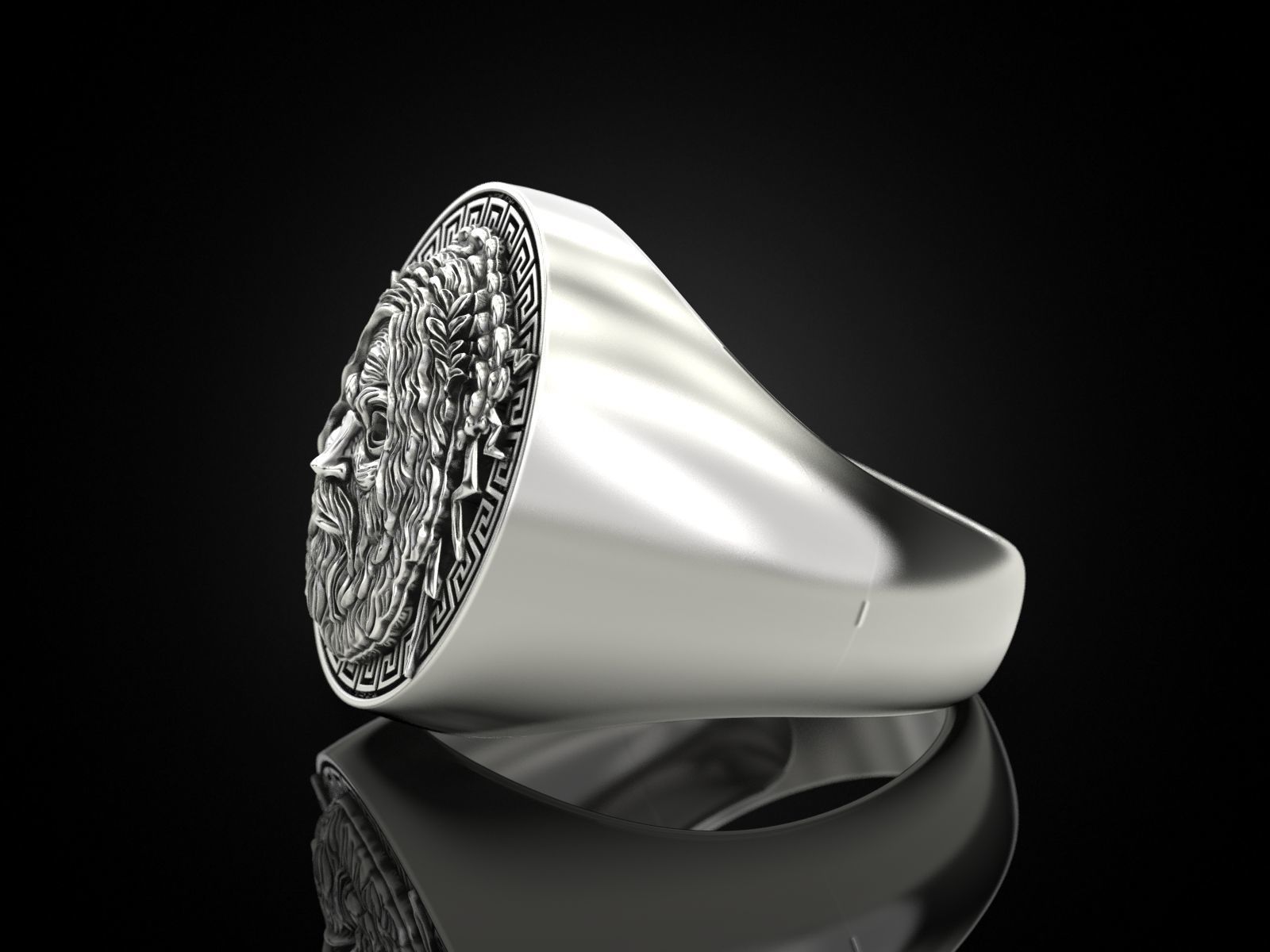 Ring of Zeus god of thunder 3D print model_6