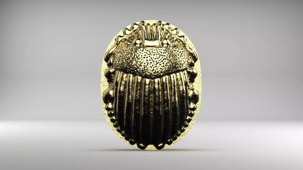 Scarab  pendant 3D print model_0