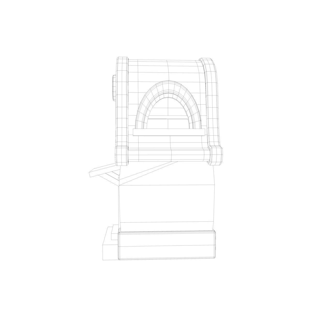 Cartoon Fantasy House 2 Low-poly 3D model_9