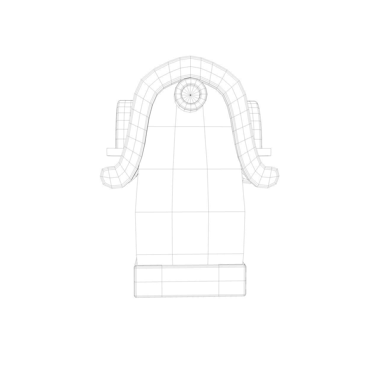 Cartoon Fantasy House 2 Low-poly 3D model_11