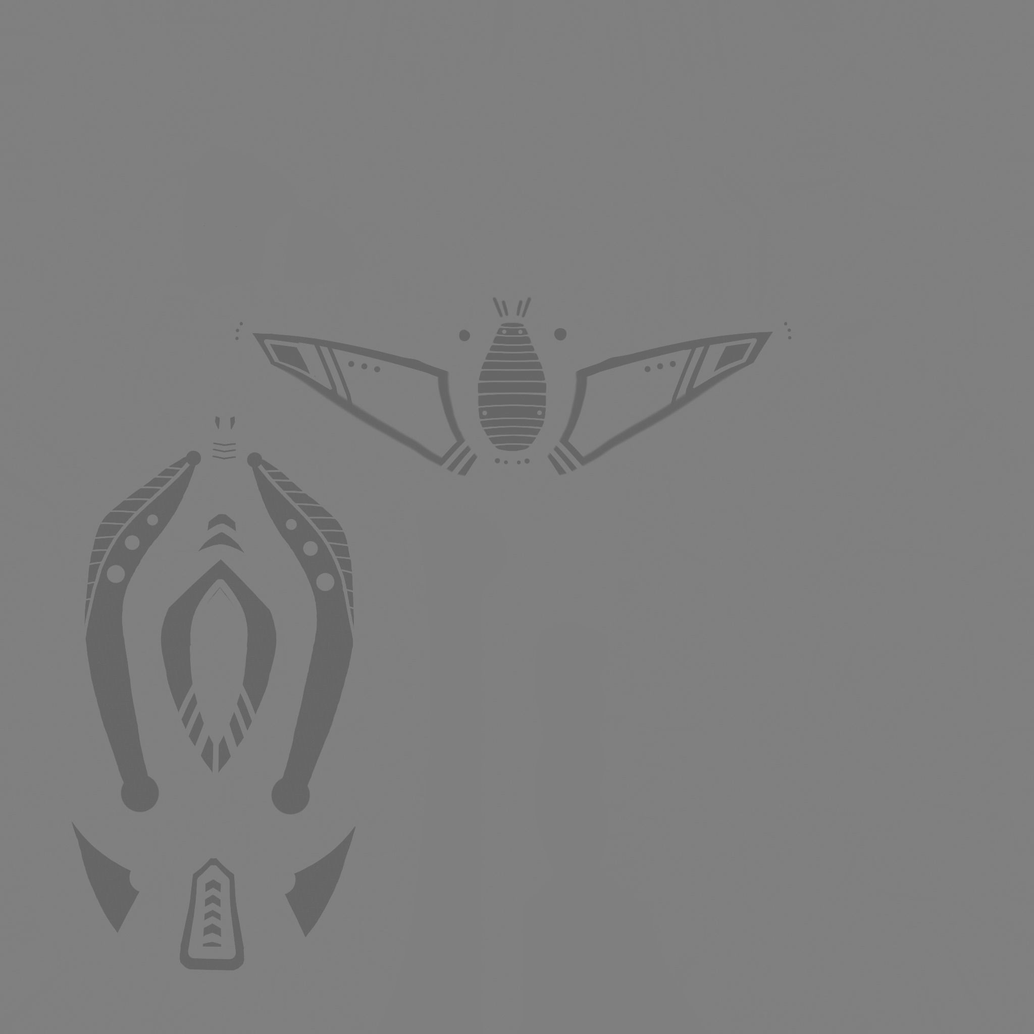 SciFi Ninja Mask A01 Latex Black - Character Design Fashion Low-poly 3D model_21