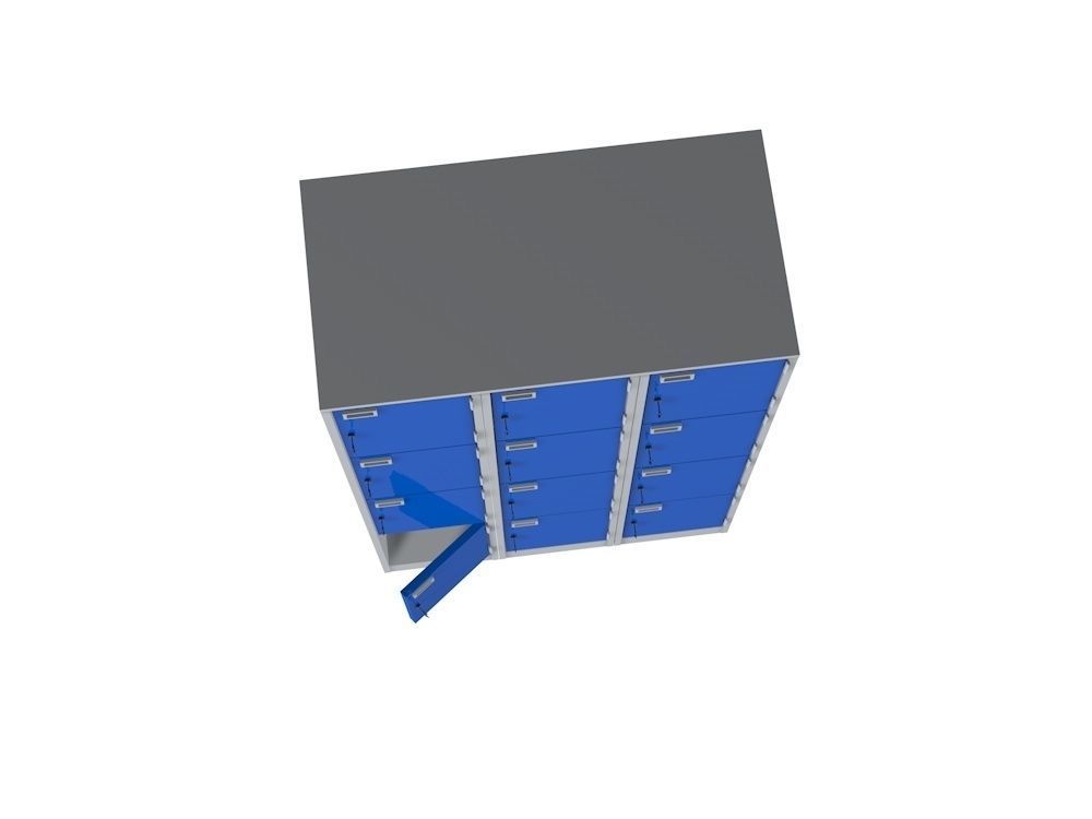 Cupboard Garage furniture 3D model_3