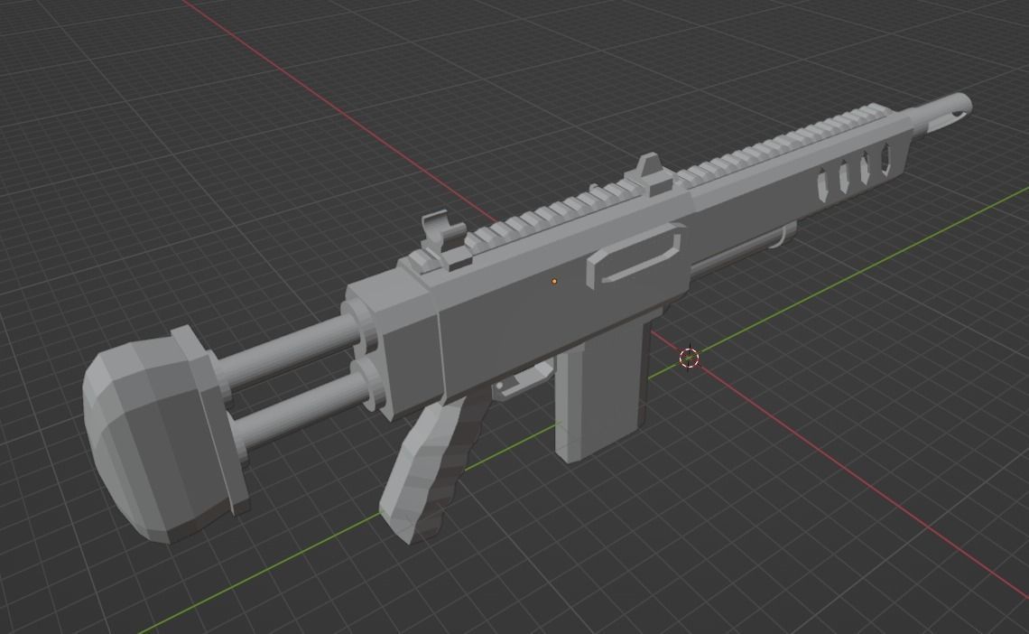 The Stout Rifle - Creator Kit 3D model_1