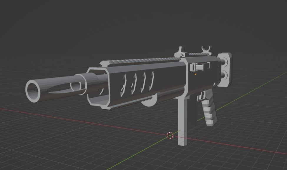 The Stout Rifle - Creator Kit 3D model_2