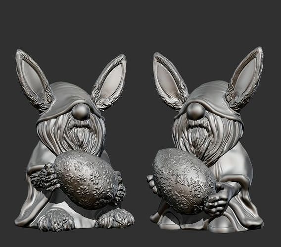 Easter Bunny Gonk Egil 3D print model