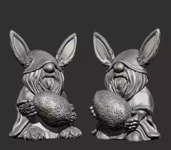 Easter Bunny Gonk Egil 3D print model