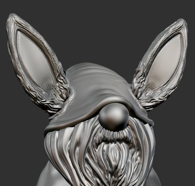 Easter Bunny Gonk Egil 3D print model_1