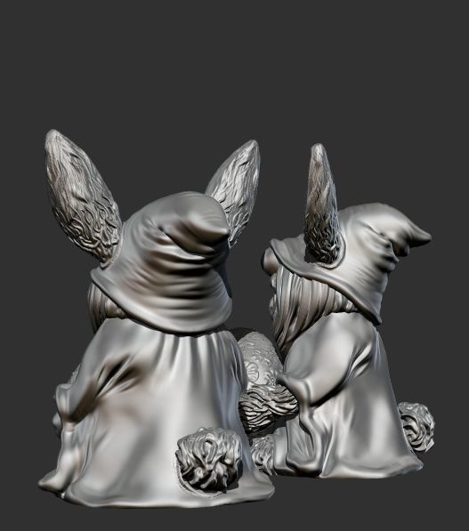 Easter Bunny Gonk Egil 3D print model_4