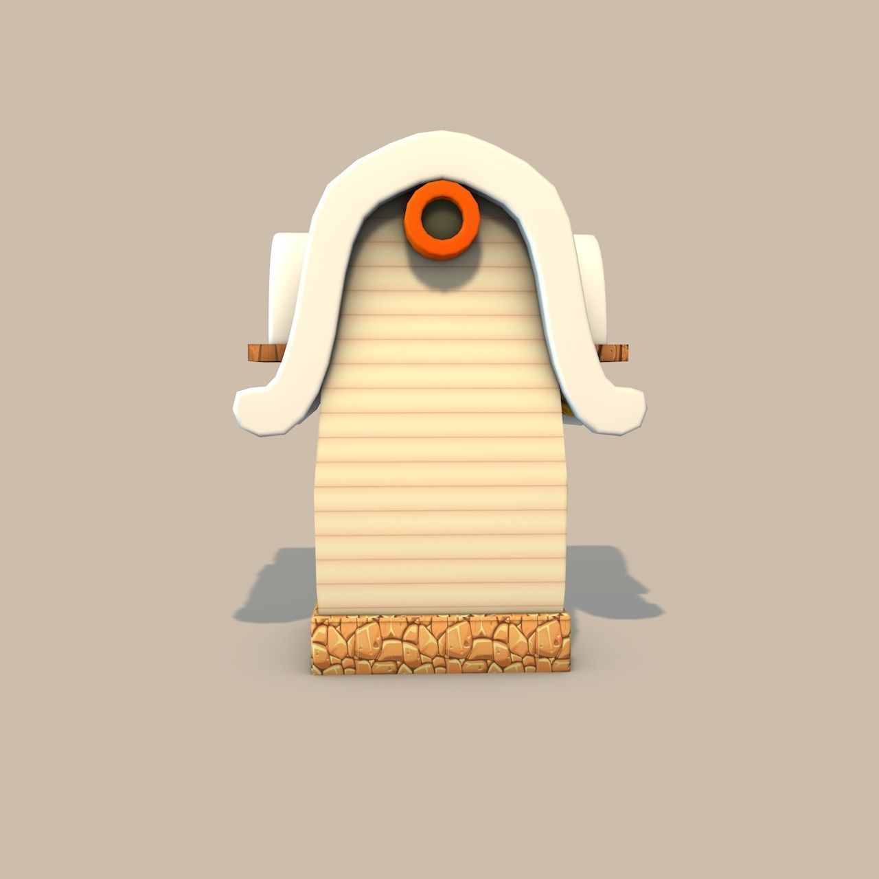 Cartoon Stylized Buildings 3D Model Collection_14