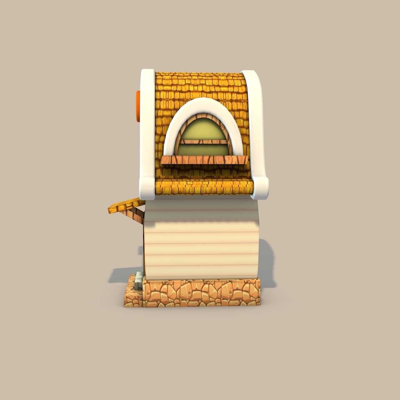 Cartoon Stylized Buildings 3D Model Collection_16