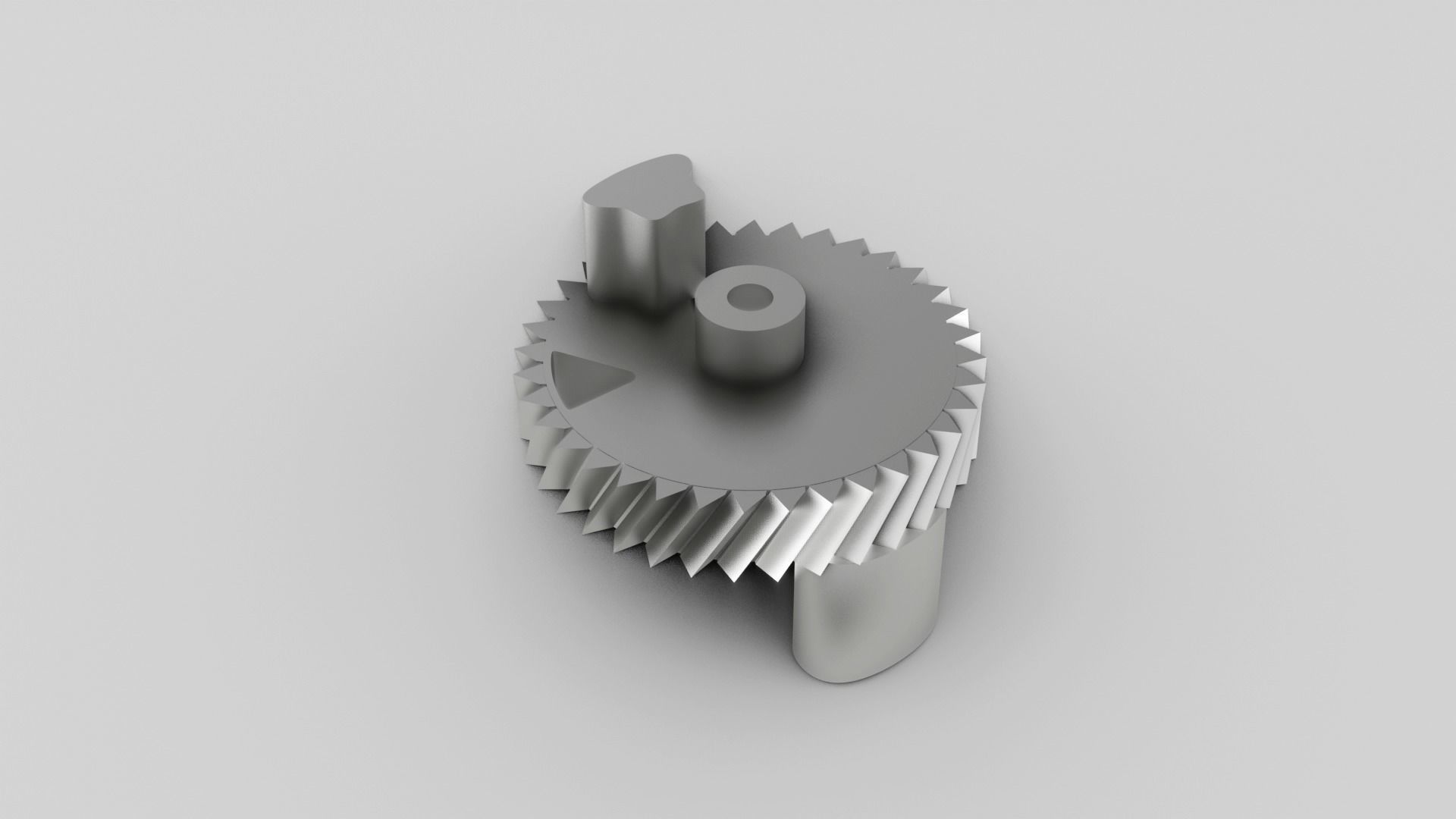 Gear for Trunk Lock in Kia Rio X-line 3D print model_1