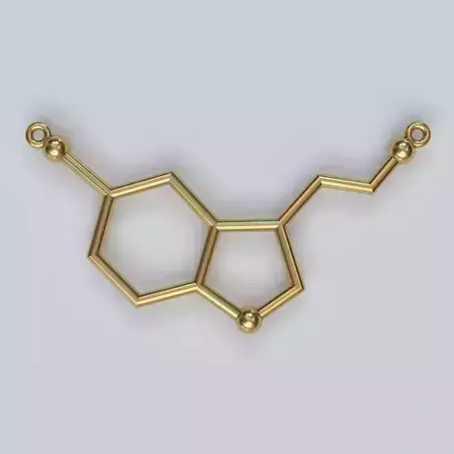 Honeycomb bee pendant