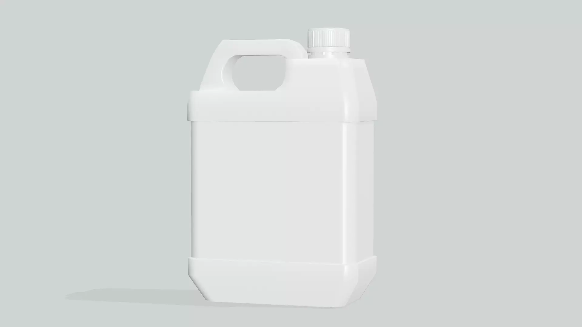 Plastic Jerry Can Mockup 3D model_0