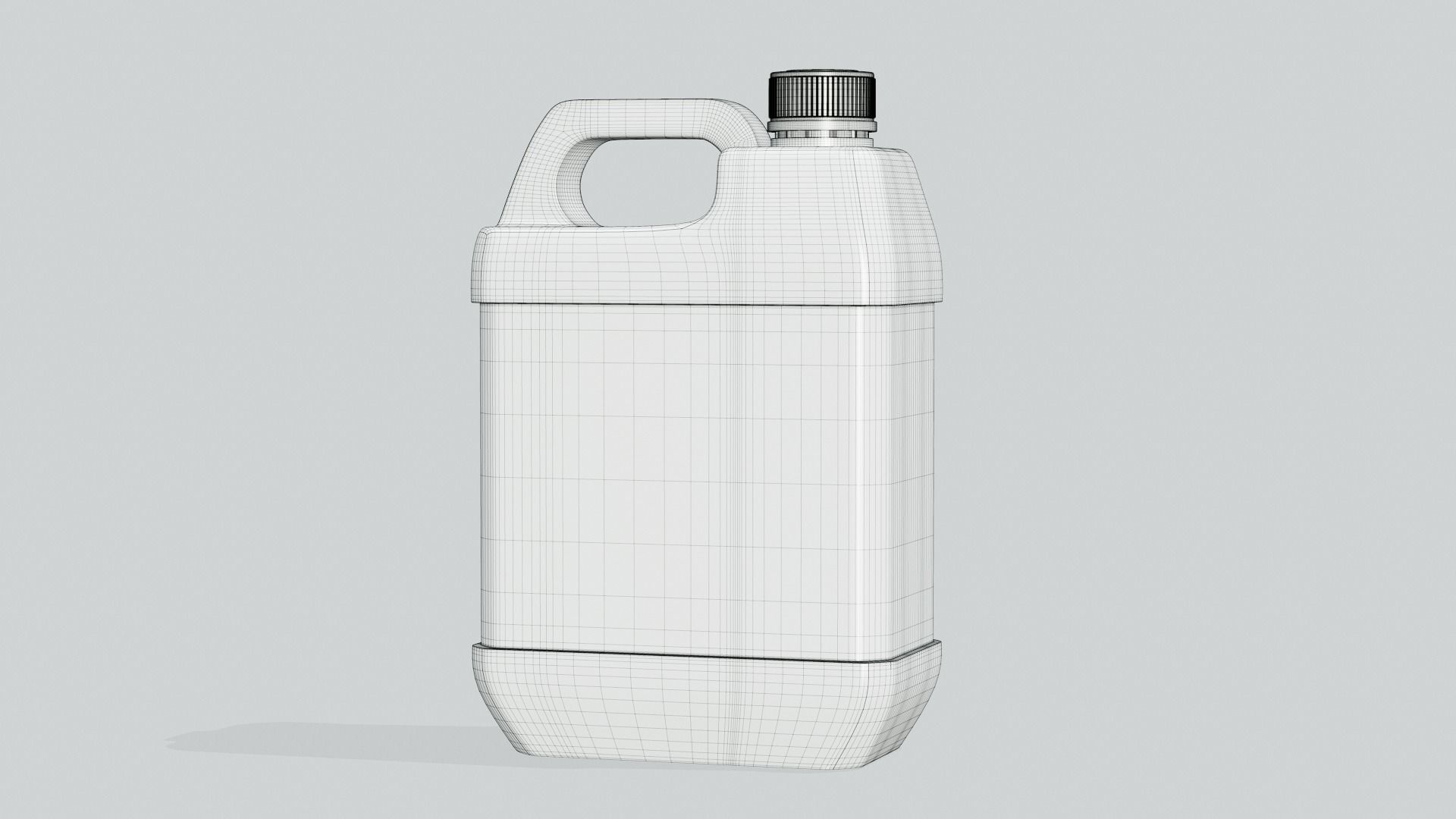 Plastic Jerry Can Mockup 3D model_6