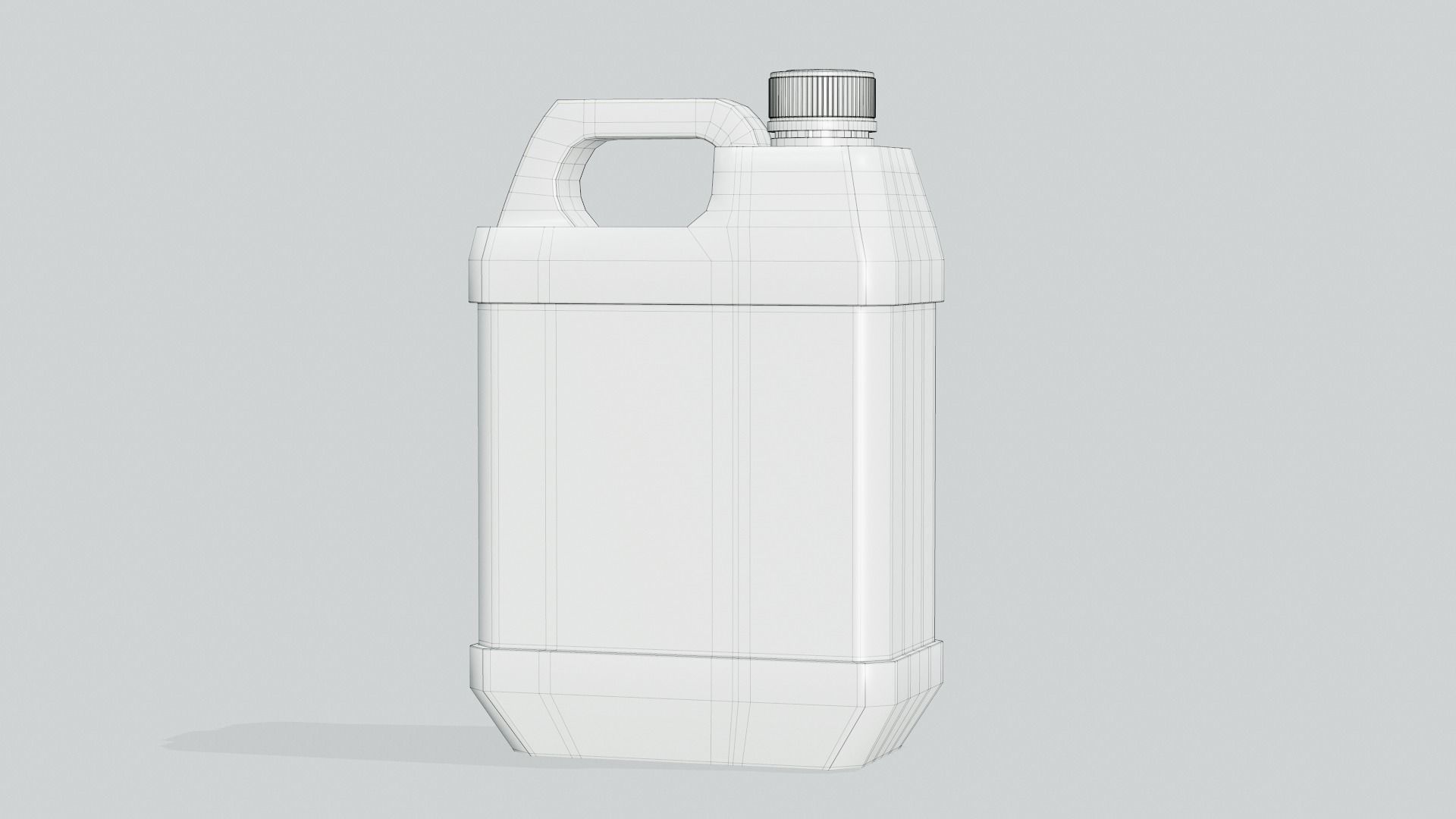 Plastic Jerry Can Mockup 3D model_3