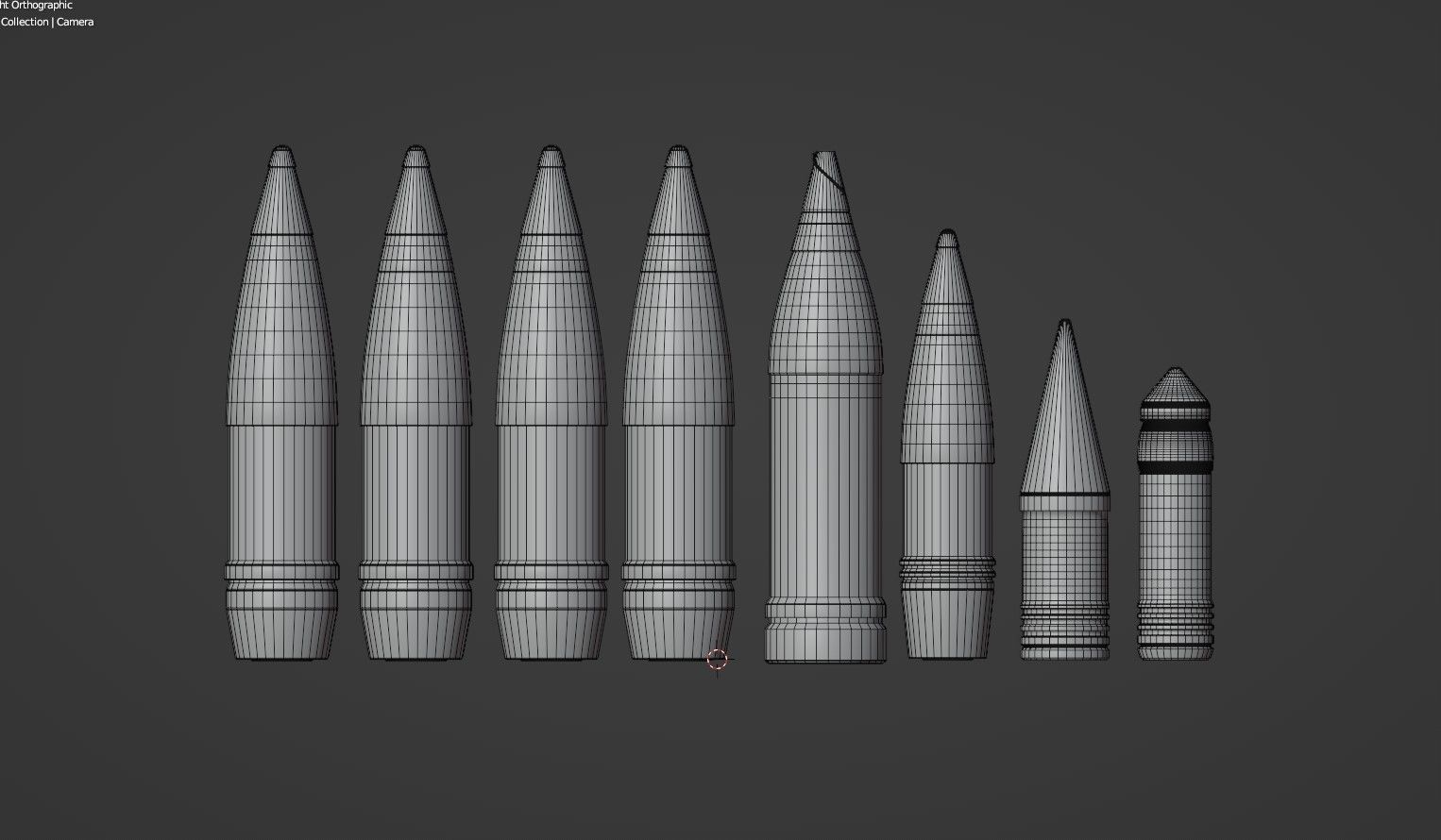 Artillery Ammunitions 3D model_7