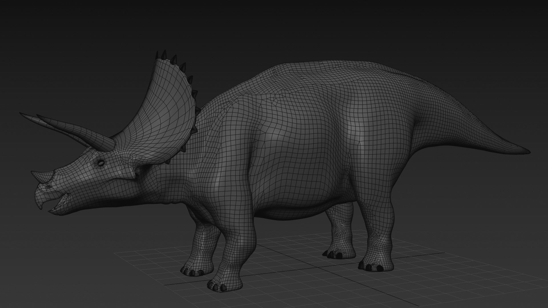 Triceratops Tribute - 8K 3D model_26