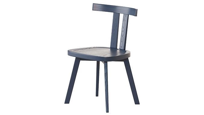GRAY 23 chair 3D model 2