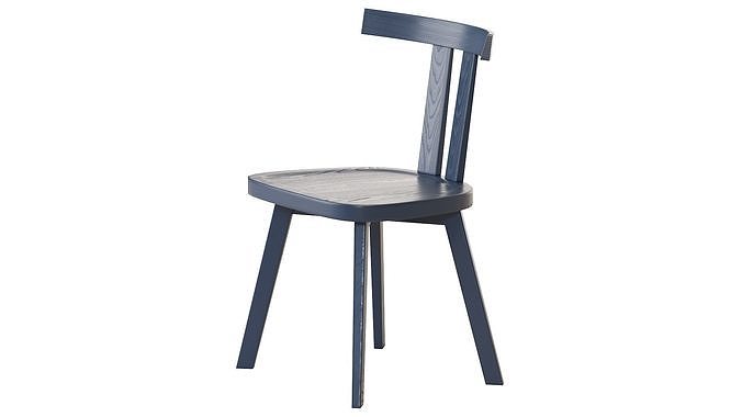 GRAY 23 chair 3D model 4