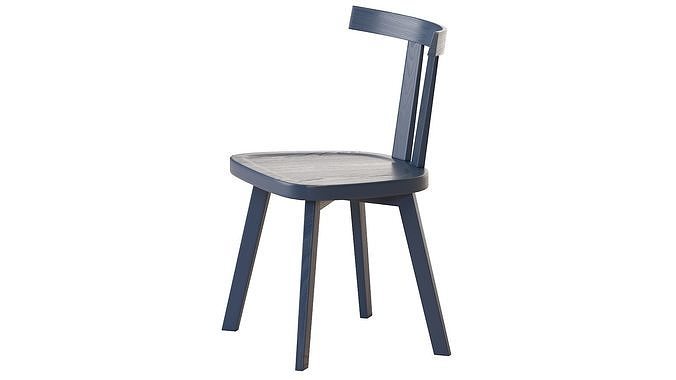 GRAY 23 chair 3D model 5