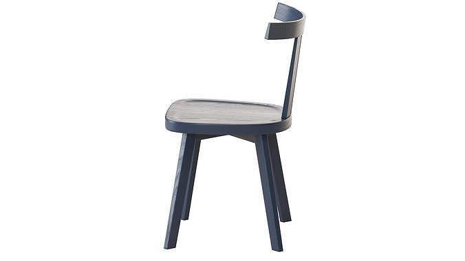 GRAY 23 chair 3D model 7
