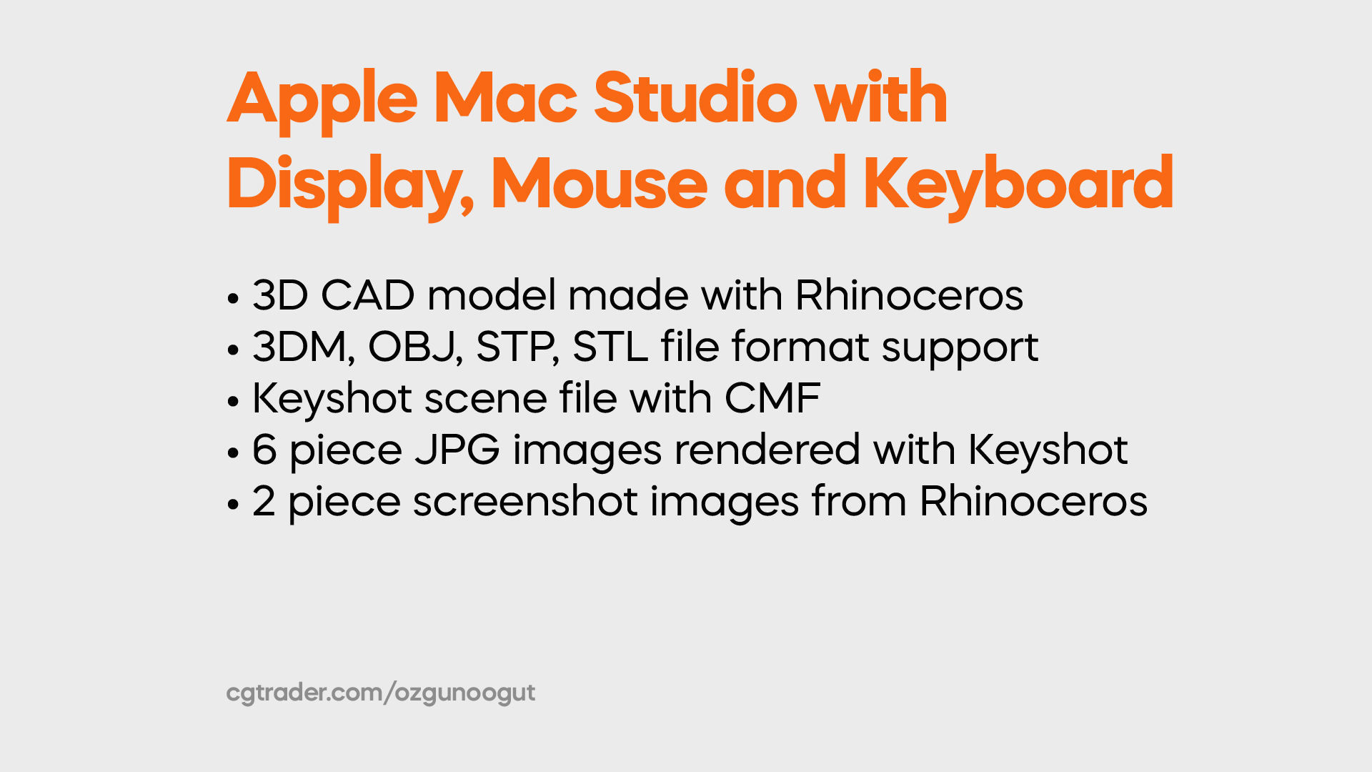 Mac Studio Complete Set with Display Mouse and Keyboard 3D model_1