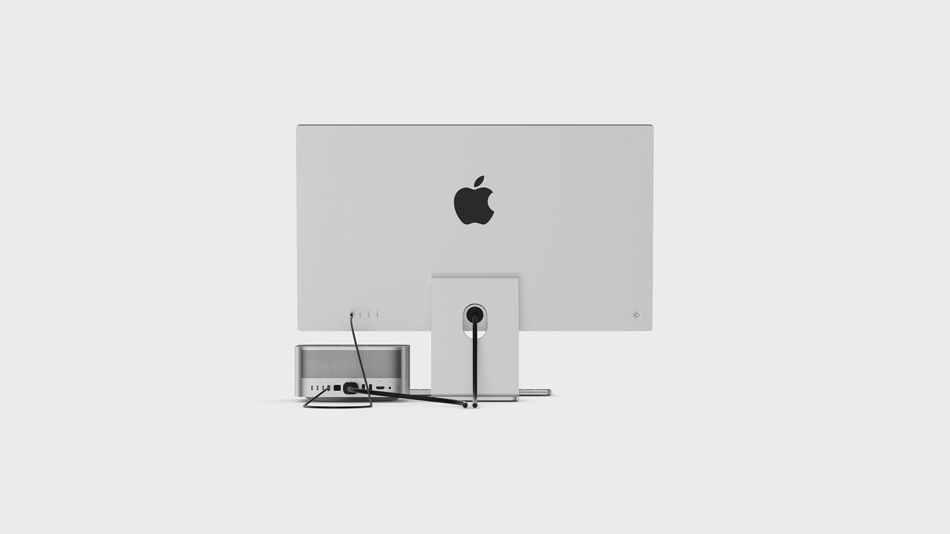 Mac Studio Complete Set with Display Mouse and Keyboard 3D model_6