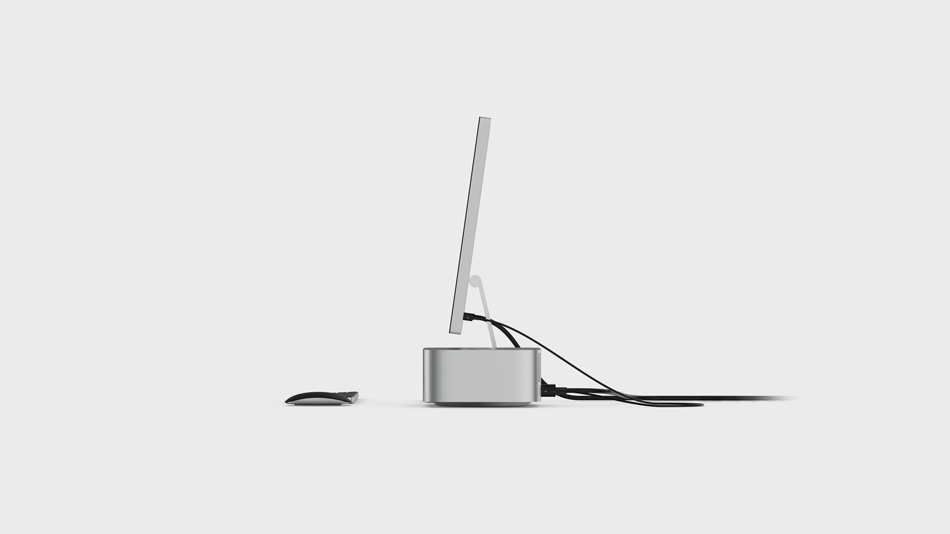 Mac Studio Complete Set with Display Mouse and Keyboard 3D model_7