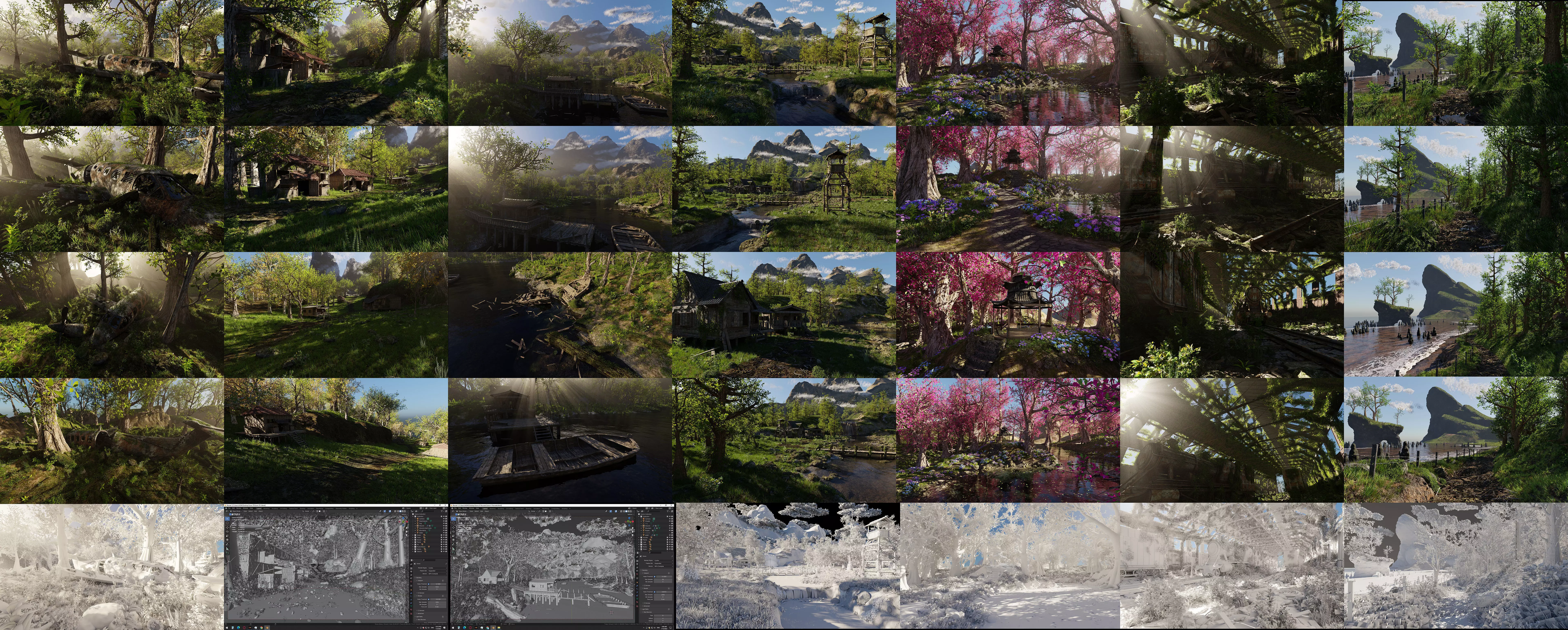 7 Exterior Landscape Pack Collection _0