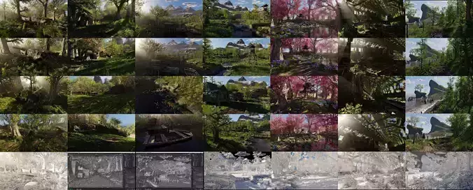 7 Exterior Landscape Pack Collection 